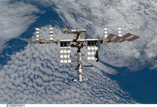 Fly around view of ISS