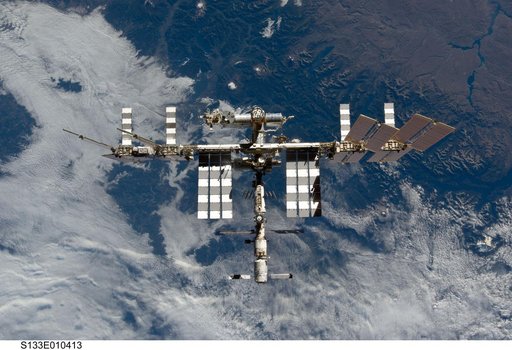 Fly around view of ISS