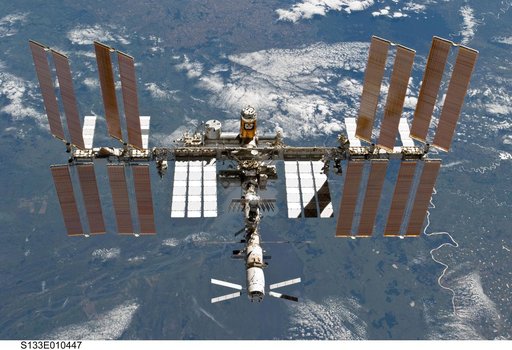Fly around of ISS