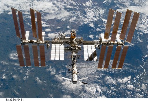 Fly around of ISS