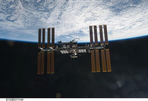 Fly around view of ISS