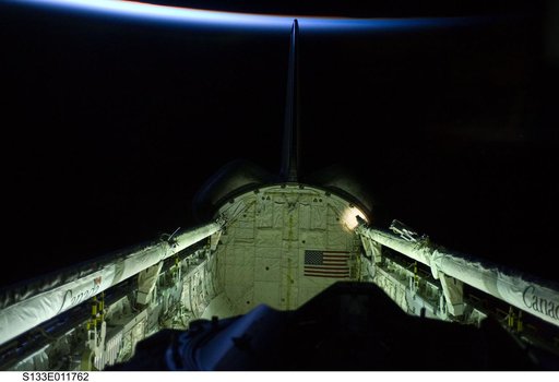 Discovery payload bay