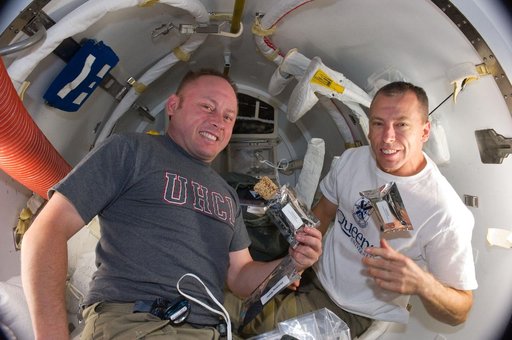 STS-134 Crew Members prepare for EVA-2
