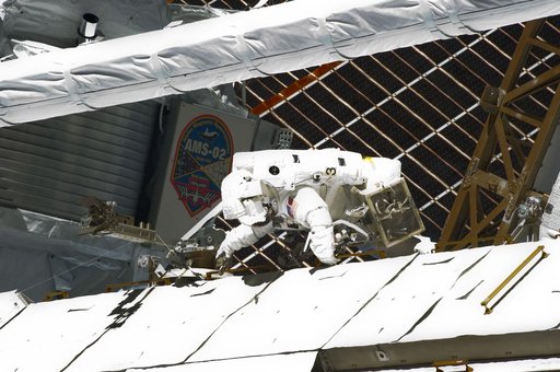 View of MS Fincke during EVA-4