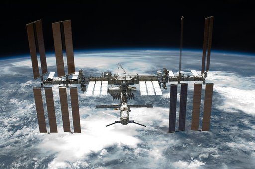 Overall view of ISS taken afer STS-134 Undocking