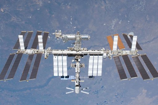 View of ISS taken during STS-134 Flyaround