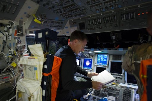 Ferguson on Flight Deck