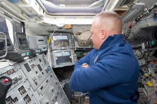 Hurley on Aft Flight Deck