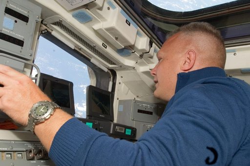Hurley on Aft Flight Deck