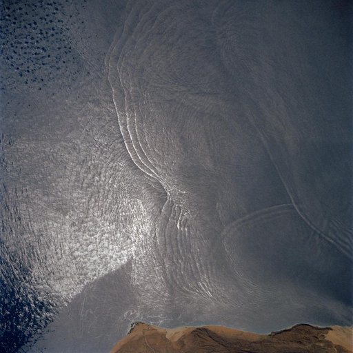 Converging Oceaniac Internal Waves, Somalia, Africa