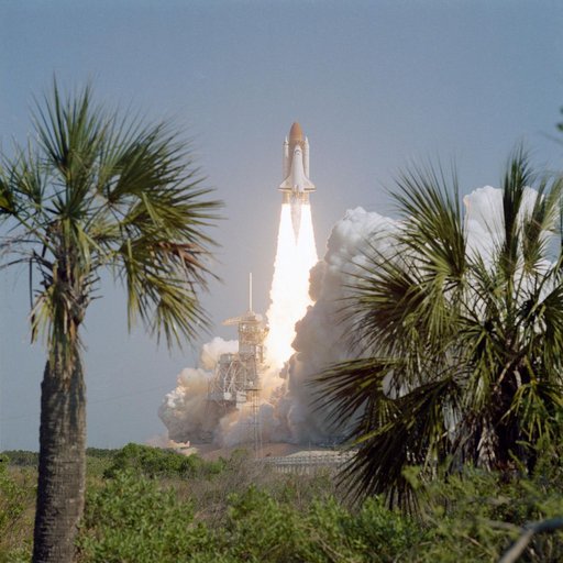 STS-29 Discovery, Orbiter Vehicle (OV) 103, lifts off from KSC LC Pad 39B