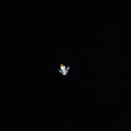 IUS with Magellan spacecraft drifts into space after STS-30 deployment