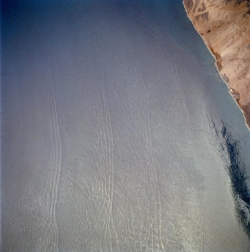 Open ocean Internal Waves, Namibia Coast, Africa.