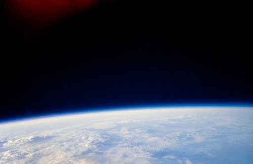 View of clouds over Indian Ocean taken by Astronaut John Glenn during MA-6