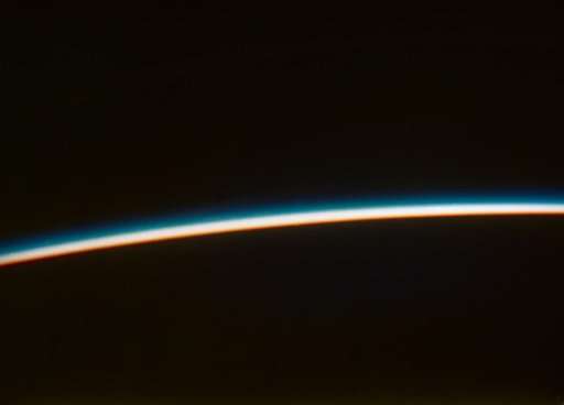 Orbital sunset photographed by Astronaut John Glenn during MA-6 flight