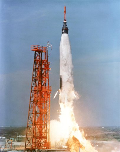 MERCURY-ATLAS (MA)-5 - LIFTOFF - CAPE
