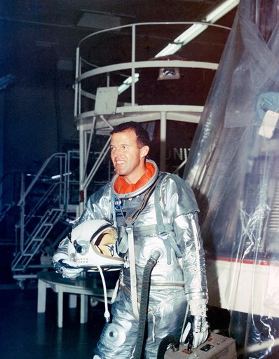 ASTRONAUT COOPER, L. GORDON, JR. - MERCURY-ATLAS (MA)-9 - PREFLIGHT TESTING - CAPE