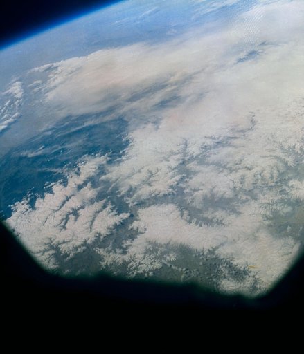 Photograph taken Eastern Himalayas during MA-9 22 orbit