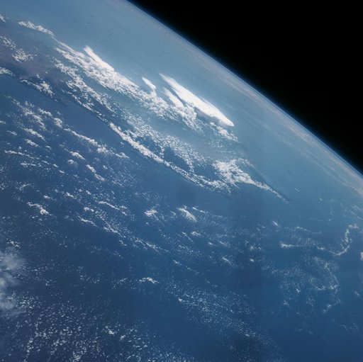 Southern portion of Taiwan photographed during MA-9 22 orbit