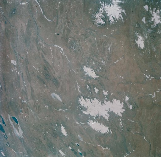 Tibetan Plateau photographed during MA-9 22 orbit