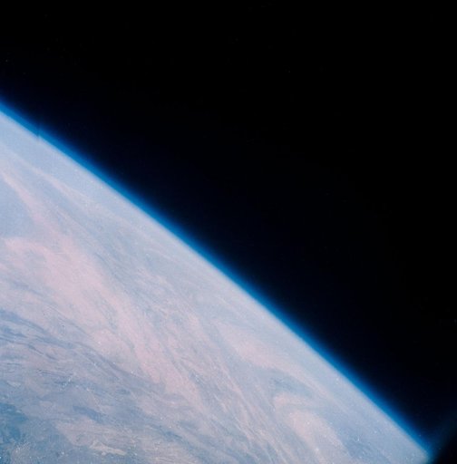 Northwest view of Pakistan, eastern Iran and Afghanistan during MA-9 flight