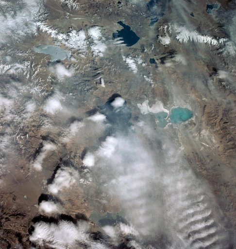 MERCURY-ATLAS (MA)-9 - ASTRONAUT COOPER - EARTH-SKY VIEW - TIBET