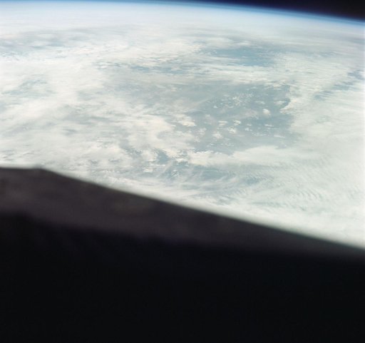 GEMINI-TITAN (GT)-3 - EARTH - SKY VIEW - AFRICA