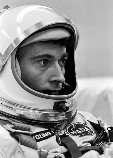 CLOSEUP - ASTRONAUT JOHN W. YOUNG - MISC. - CAPE