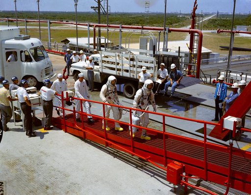 WALK UP RAMP - ASTRONAUT EDWARD H. WHITE II - MISC. - CAPE