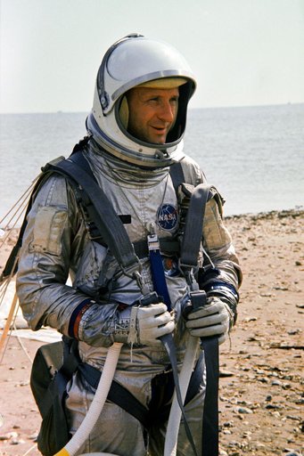Astronaut Thomas P. Stafford - Training - Parasail - Gemini-Titan (GT)-5 Pilot - Galveston Bay, TX