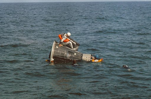 Gemini-Titan (GT)-7 - Water Egress Pilots - Spacecraft (S/C) - Gulf