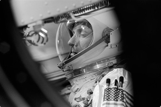 PRELAUNCH ACTIVITY (GT-6) - ASTRONAUT THOMAS P. STAFFORD - MISC.