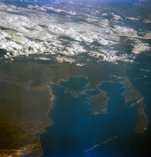 GEMINI-6 - EARTH-SKY VIEW - AUSTRALIA - OUTER SPACE