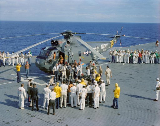 Gemini-Titan (GT)-7 - Recovery - Atlantic