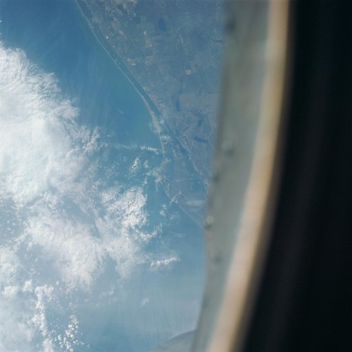 Kennedy Space Center area as seen from Gemini 7 during Gemini 6 abort