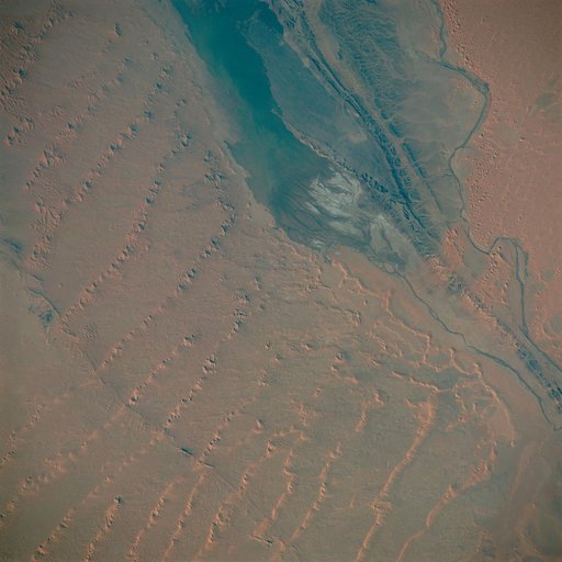 Algeria- Gemini 7, Earth-Sky View