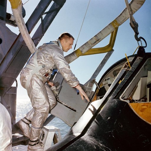 GEMINI-TITAN (GT)-8 - TRAINING - WATER EGRESS - COMMAND PILOT - GULF