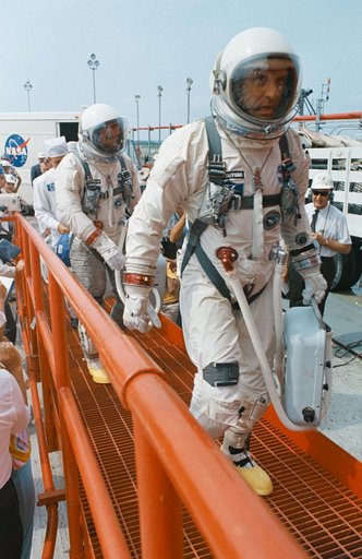 WALK UP RAMP - ASTRONAUT THOMAS P. STAFFORD - MISC.