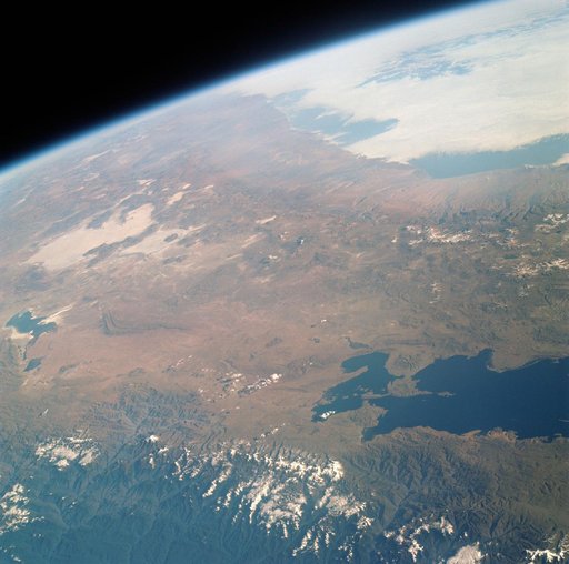 EARTH-SKY - GEMINI-TITAN (GT)-9A - AREAS OF PERU, CHILE AND BOLIVIA