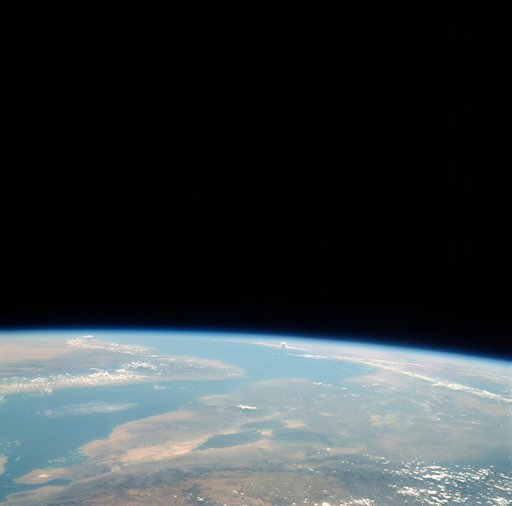 GT-9A - EARTH SKY - SOUTHERN TIP OF RED SEA AREA