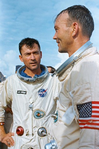 GEMINI-TITAN (GT)-10 (RECOVERY)-  ASTRONAUT JOHN W. YOUNG - MISC. - ATLANTIC
