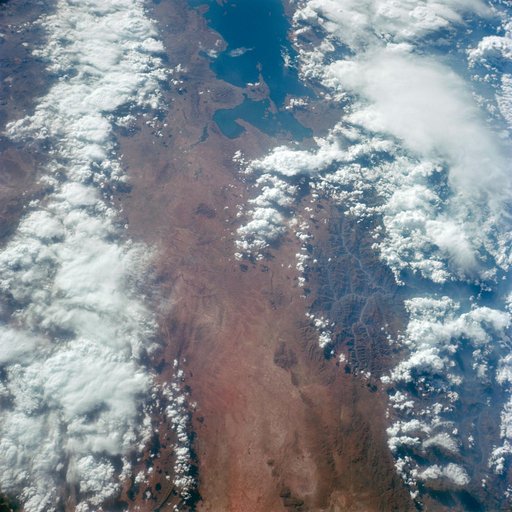 Peru, Bolivia, Chile as seen from Gemini 11