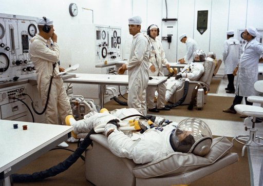 APOLLO X ASTRONAUTS - COUNTDOWN DEMONSTRATION TEST (CDDT) - CAPE