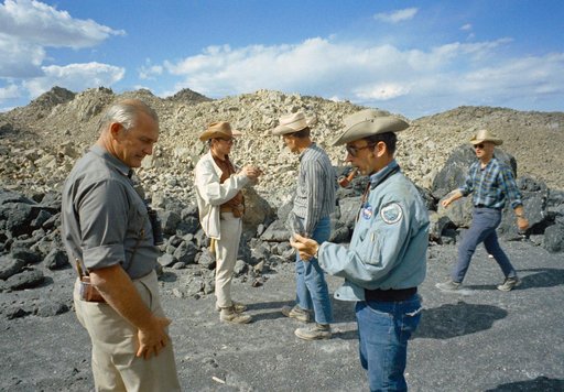 Apollo-Saturn (AS)-16 Crew - Geology Training - CA