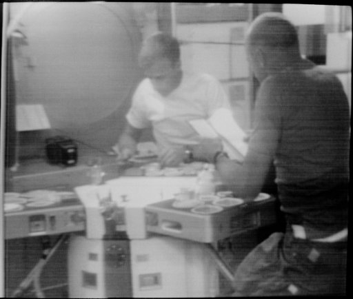 Skylab (SL)-2 Astronauts - Wardroom - Crew Quarters - SL-1 Station