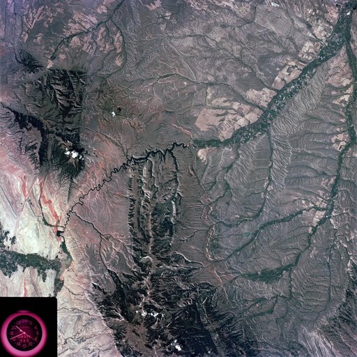 Slylab (SL)-3 View - North Central Wyoming (WY) - Southern Montana (MT)