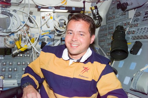Bursch on aft flight deck