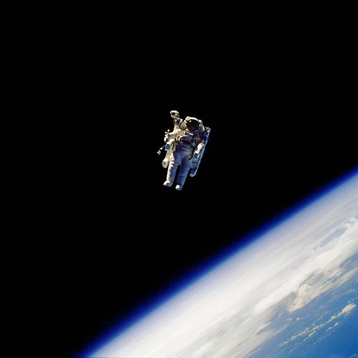 Extravehicular Activity (EVA) Views - STS-41B