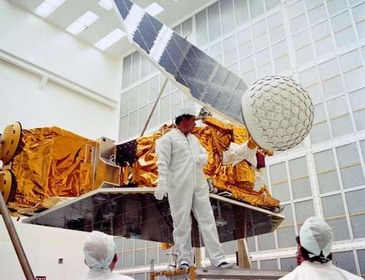 Documentation of STS 41-G payloads while in Hangar AE at Cape Canaveral