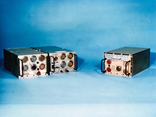 Documentary table-top view of a comparison of the General Purpose Computers.
